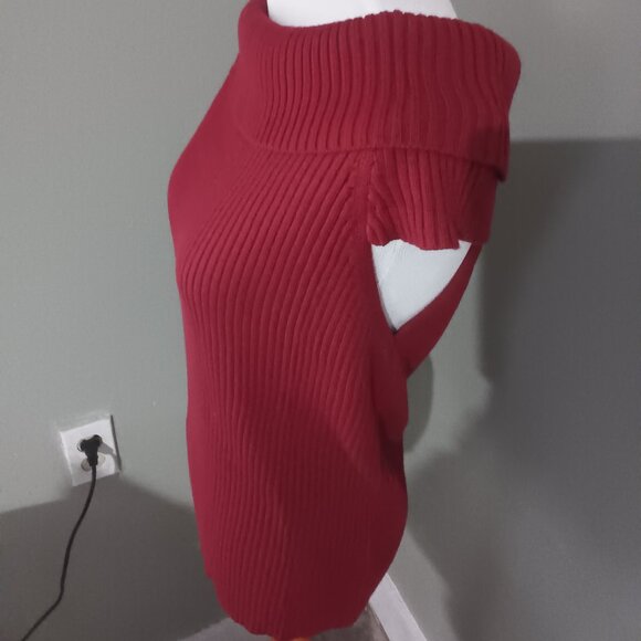 NWT Pretty Garden Off Shoulder Sleeveless Sweater L Large - Picture 9 of 11